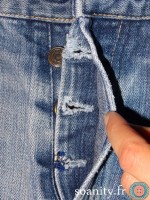 Une réparation de jean peu banale