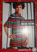 Nouveauté dans le vide-cousette : livre Brother Knitting Pattern